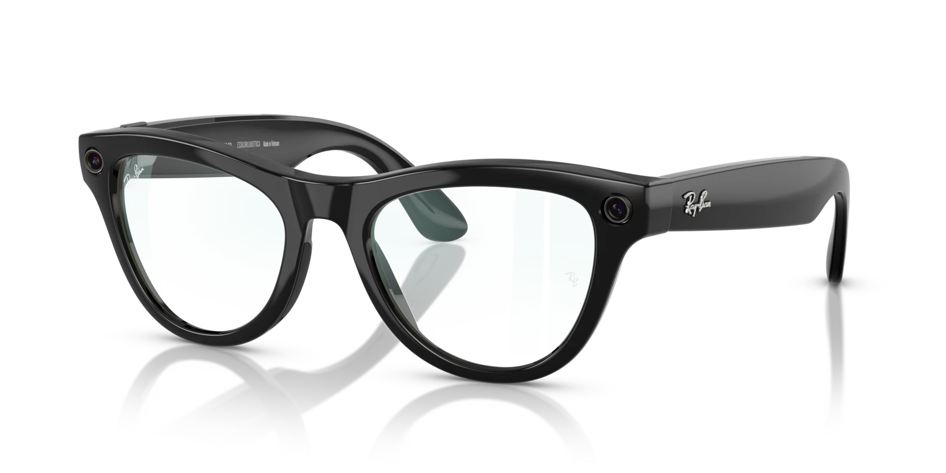 RAY BAN META 4010 SKYLER BLACK CLEAR BLUE LIGHT FILTER