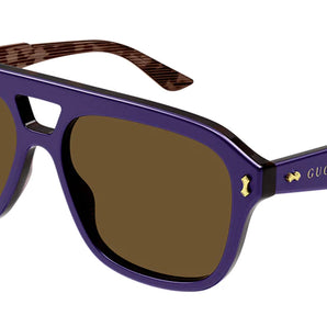Gucci 1263S Violet 005 Size 57, Sunglasses - Dayal Opticals