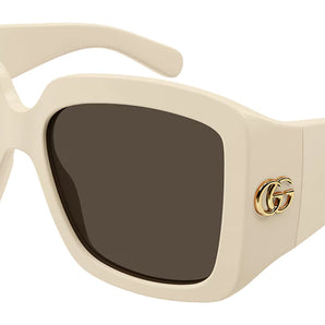 Gucci 1402S Ivory White 004 Size 55, Sunglasses - Dayal Opticals