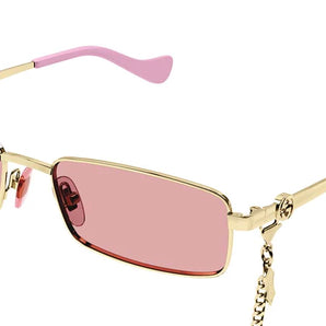 Gucci 1600S Gold & Red 004 Size 56, Sunglasses - Dayal Opticals