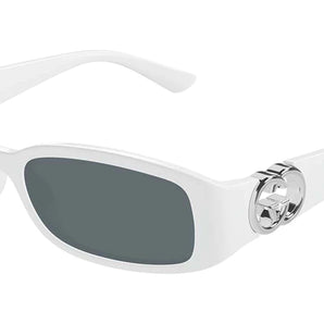 Gucci 1661S White & Grey 003 Size 54, Sunglasses - Dayal Opticals