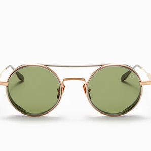 Akoni Eris Brushed White Gold Aks505-A Size 46, Sunglasses - Dayal opticals  