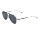 BRUSHED SILVER & BLACK RHODIUM DARK GREY AKS521-B / 57