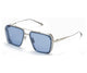 BRUSHED SILVER & CRYSTAL BLUE AKS510-D / 58