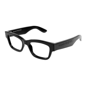 Alexander McQueen 0422O Black 005 Size 54  Frame, – Dayal Opticals