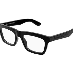 Alexander McQueen 0423O Black 001 Size 53  Frame, – Dayal Opticals