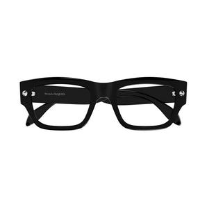 Alexander McQueen 0428O Black 001 Size 52  Frame, – Dayal Opticals