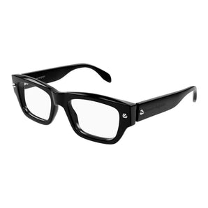 Alexander McQueen 0428O Black 001 Size 52  Frame, – Dayal Opticals