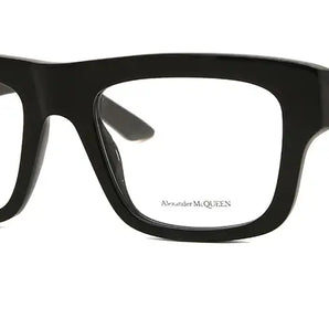 Alexander McQueen 0452O Black 001 Size 52  Frame, – Dayal Opticals