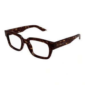 Alexander McQueen 0454O Havana 002 Size 52  Frame, – Dayal Opticals
