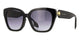 SHINY BLACK & GREY GRADIENT 01B / 55