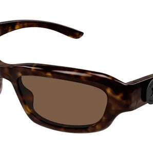 Balenciaga 0409S Dark Tortoise 002 Sunglasses, Size 58 – Dayal Opticals