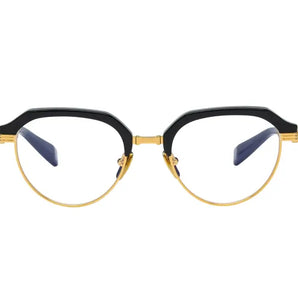 Balmain  Black & Gold BPX-172-A Frame, Size 50 – Dayal Opticals