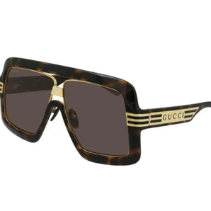 Gucci 0900S Havana Brown 002 Sunglasses, Size 60 – Dayal Opticals