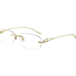 Cartier 0061O gold 002  frame ,  size 53  - Dayal Opticals India