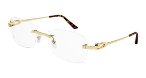 Cartier 0290O gold 001 frame size 55 - Dayal Opticals India    