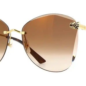 Cartier 0398S shiny gold 002 sunglasses,  size 62  - Dayal Opticals India       