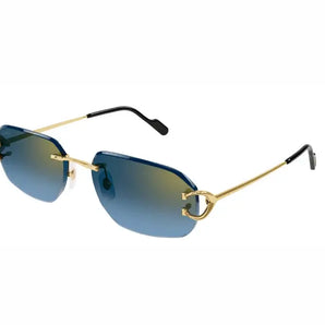 Cartier 0468S gold & blue 002 sunglasses,  size 58  - Dayal Opticals India                 