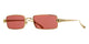 SHINY GOLD & RED  LIGHT MIRROR 002 / 54