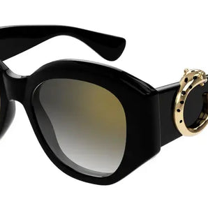 Cartier 0502S black & grey 001 sunglasses,  size 53  - Dayal Opticals India  