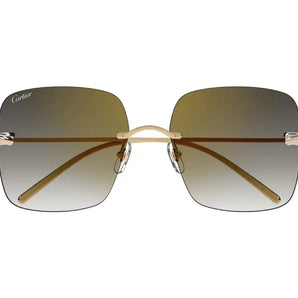 Cartier 0508S gold & grey 001 sunglasses, size 60  - Dayal Opticals India           