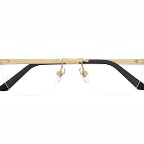 Cartier 0512O gold clear 001 frame,  size 57  - Dayal Opticals India