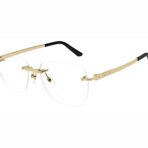 Cartier 0512O gold clear 001 frame,  size 57  - Dayal Opticals India