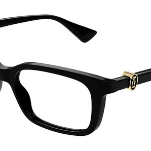 Cartier 0525O black 005 frame  size 55  - Dayal Opticals India