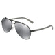 MATTE GUNMETAL & LIGHT GREY MIRROR SILVER  01/6G / .