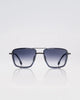 ANTIQUE SILVER NAVY DARK BLUE / 52