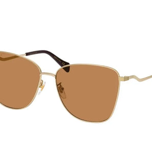 Gucci 0970S Gold & Brown 002 Sunglasses -Dayal Opticals 