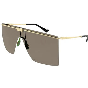 Gucci 1096S Gold & Brown 002 Sunglasses, Size 99 - Dayal Opticals 