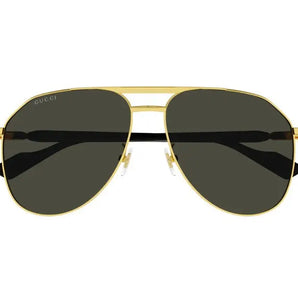 Gucci 1220S Gold & Black 001 Sunglasses, Size 59 – Dayal Opticals