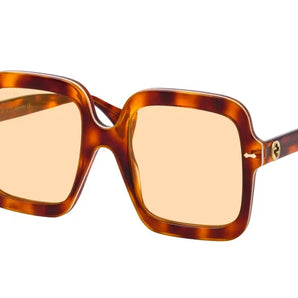 Gucci 1241S Havana & Yellow 002 Sunglasses, Size 56 – Dayal Opticals