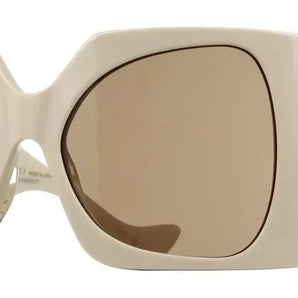 Gucci 1255S Shiny Ivory White & Gold 002 Sunglasses, Size 64 – Dayal Opticals