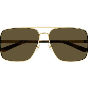 Gucci 1289S Havana & Gold Brown 002 Sunglasses, Size 62 – Dayal Opticals