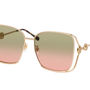 Gucci 1020S Gold & Green 001 Sunglasses, Size 61 – Dayal Opticals