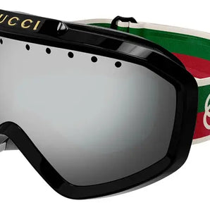 Gucci 1210S Black Silver 001 Sunglasses, Size 99 – Dayal Opticals