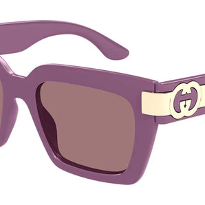 Gucci 1689S Violet & Brown 004 Size 54, Sunglasses - Dayal Opticals