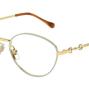 Gucci 1699O Gold & Light Blue 002 Frame, Size 54 – Dayal Opticals
