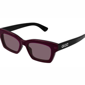 Gucci 1790S Black & Light Burgundy 004 Sunglasses, Size 51 -Dayal Opticals  