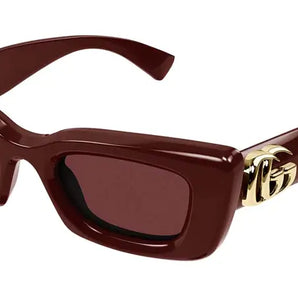 Gucci 1827S Burgundy 003 Sunglasses, Size 49 – Dayal Opticals