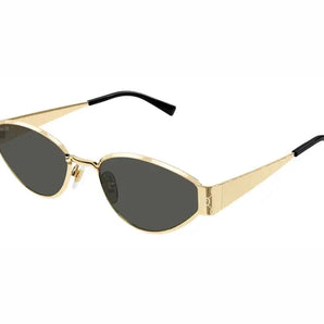 Gucci 1853S Gold & Grey 001 Sunglasses, Size 55 -Dayal Opticals