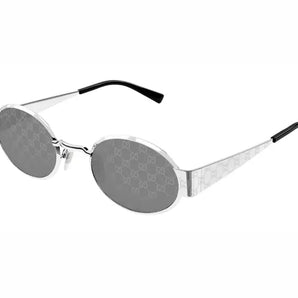 Gucci 1854S Silver 002 Sunglasses, Size 51 -Dayal Opticals