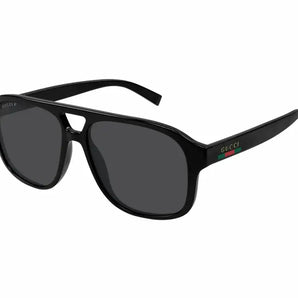 Gucci 1856S Black & Grey 005 Size 57, Sunglasses - Dayal Opticals