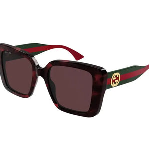 Gucci 1861S Havana & Red 003 Sunglasses, Size 53 – Dayal Opticals
