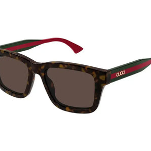 Gucci 1869S Havana & Brown 002 Sunglasses, Size 53 – Dayal Opticals
