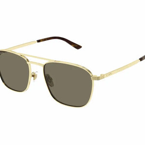Gucci 1881S Gold & Brown 002 Sunglasses, Size 54 – Dayal Opticals