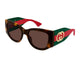 HAVANA BROWN & GREEN RED 002 / 55