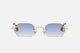 YELLOW GOLD PLATING & LIGHT BLUE GRADIENT  C500 / 52